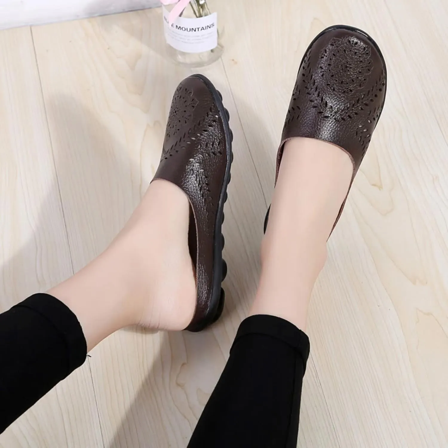 2024 Women's Hollowed Out Casual Fashion Flat Mules