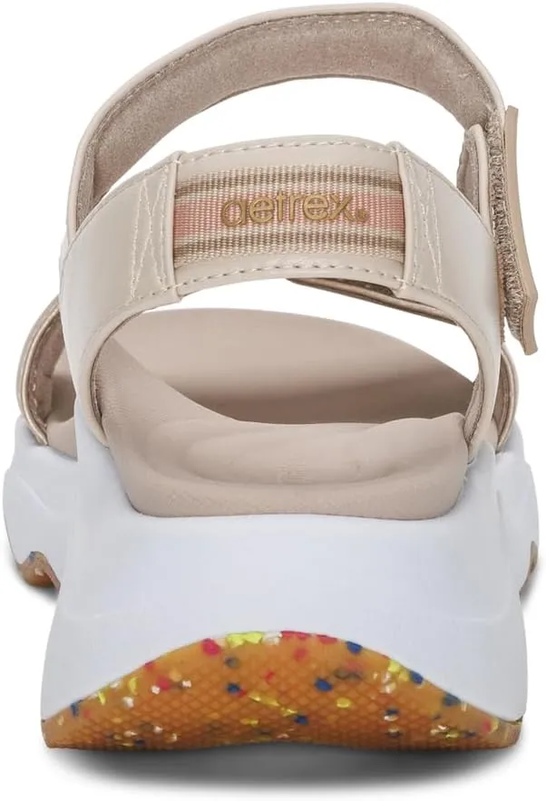 Aetrex Women's Whit Water-Friendly Orthopedic Sports Sandals - Adjustable Athletic Sport Sandals
