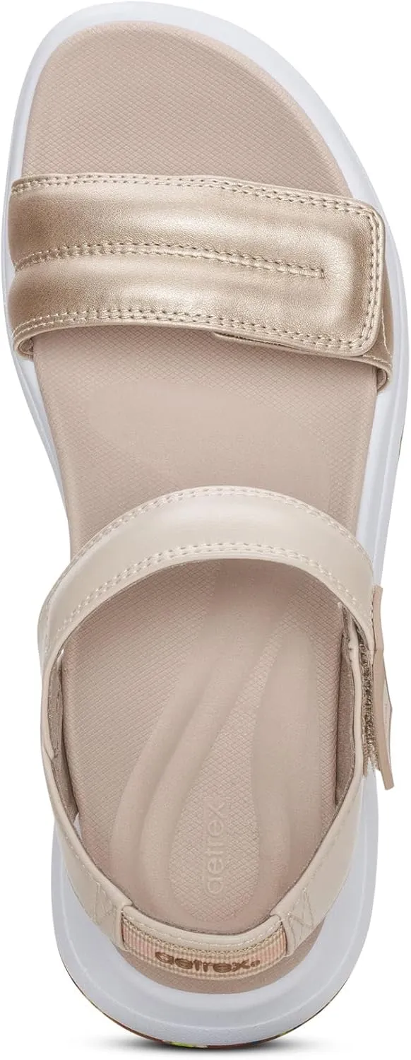 Aetrex Women's Whit Water-Friendly Orthopedic Sports Sandals - Adjustable Athletic Sport Sandals