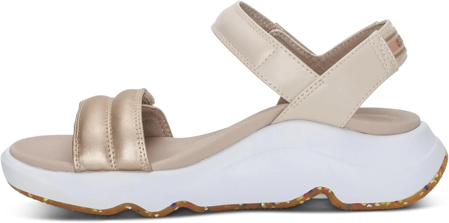 Aetrex Women's Whit Water-Friendly Orthopedic Sports Sandals - Adjustable Athletic Sport Sandals