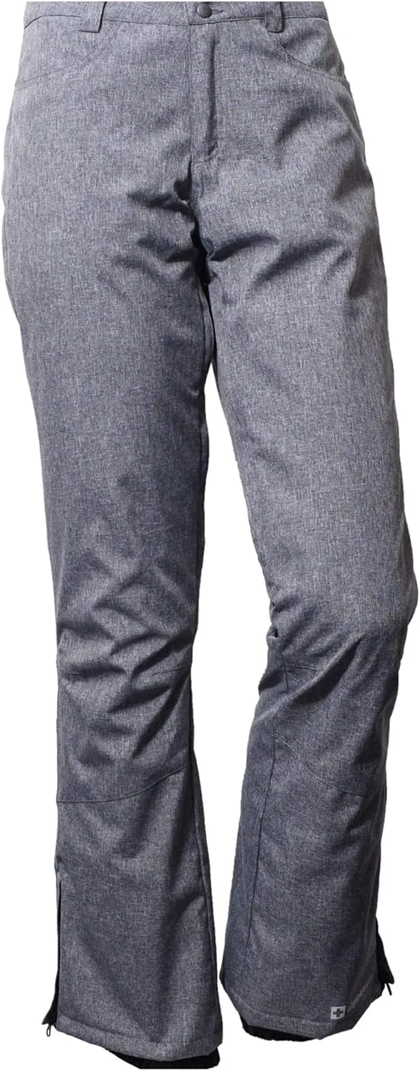 Alpine Swiss Mens Waterproof Ski Snowboarding Pants Insulated Winter Snow Pants