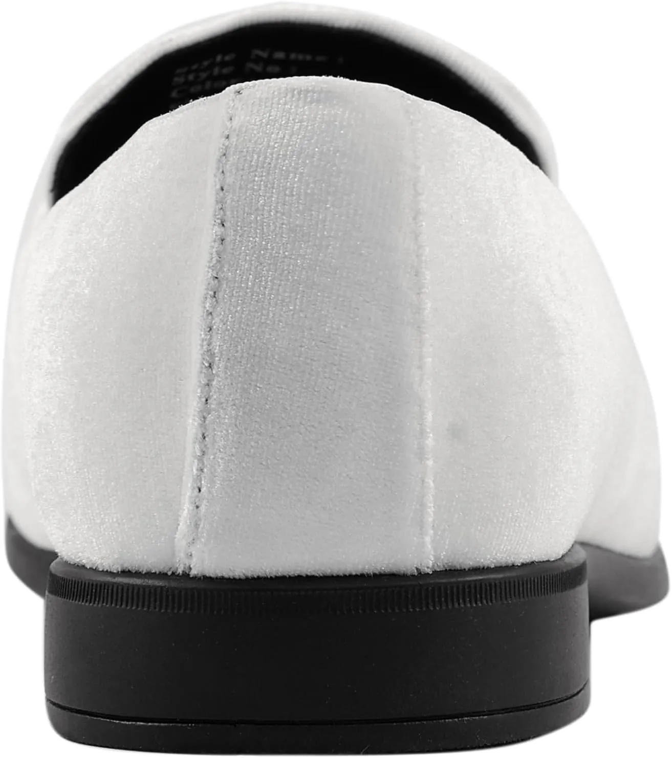 Amali Bradford - Microfiber Men's Slip-On Loafer with Gold Metal Bit - Smoking Slip On Dress Shoes for Men - Microfiber Formal Loafers for Men