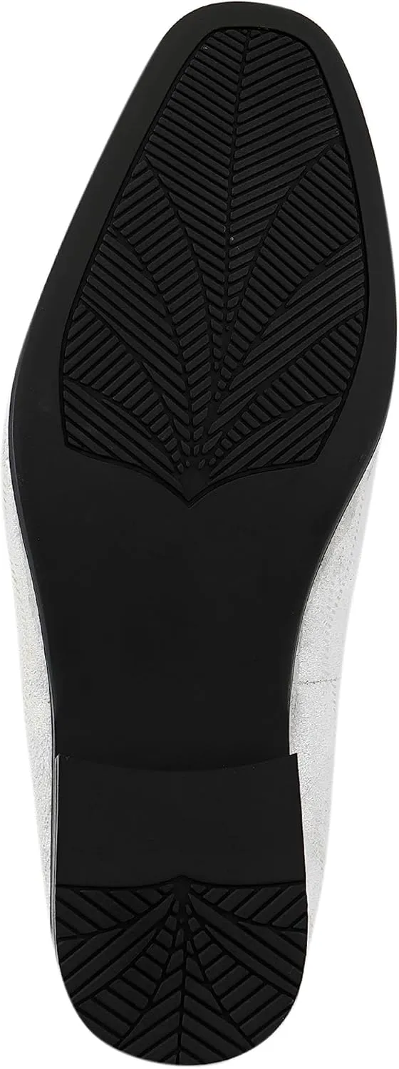 Amali King - Men's Slippers - Mens Loafers - Designer Shoes for Men - Tuxedo Shoes - Velvet Loafers Men - Embossed Paisley Pattern, Satin Band and Trim