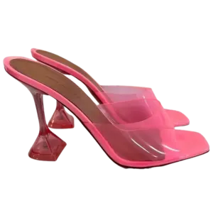 Amina Muaddi Lupita PVC Mules