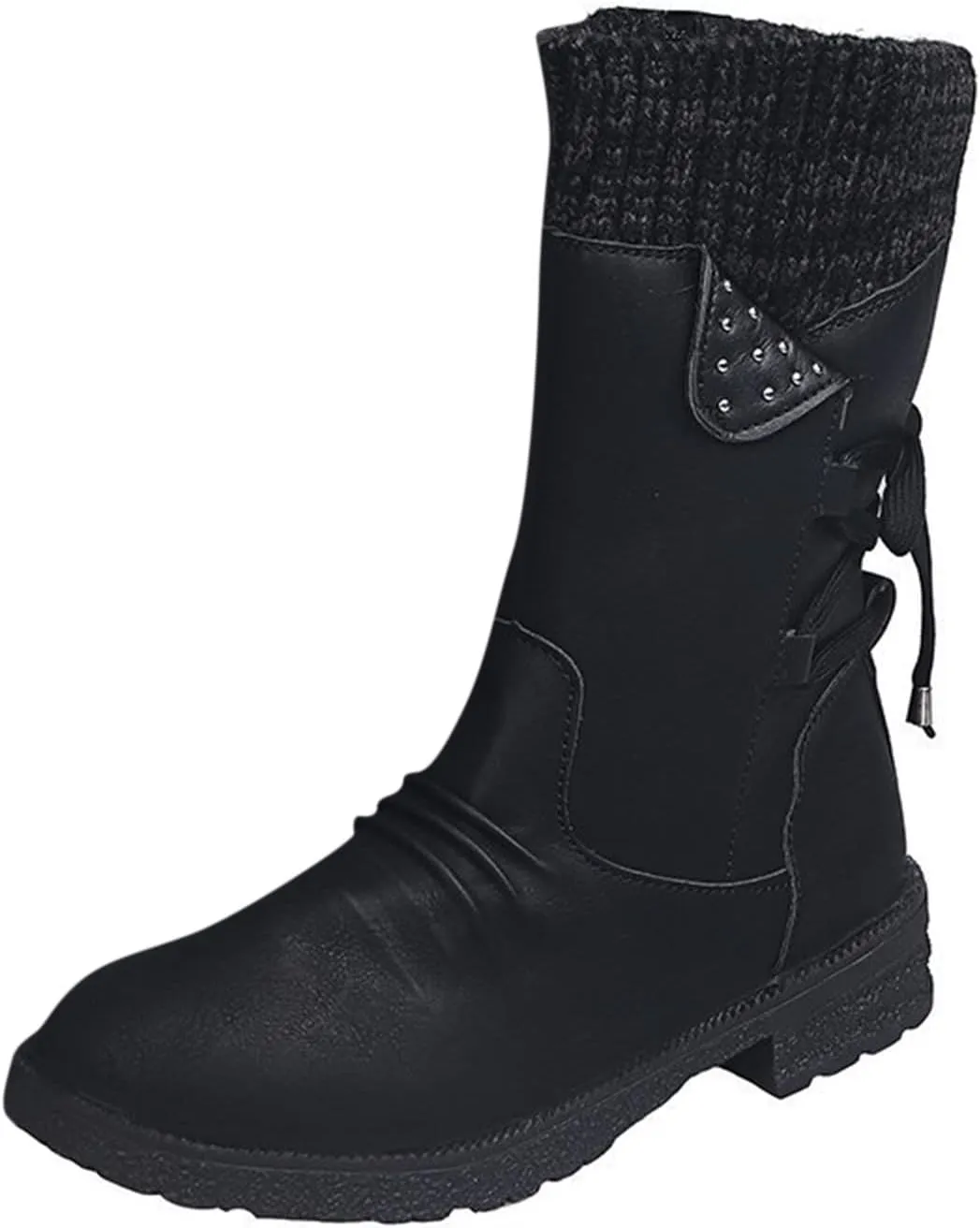 Ankle Booties for Women Low Heel Womens Ankle Boots Pointed Toe Chunky Heels Tassels Side Zipper Booties