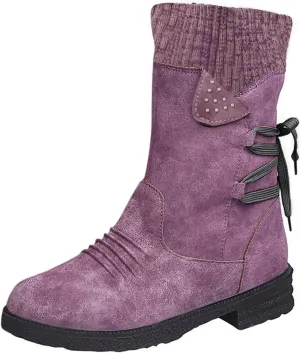 Ankle Booties for Women Low Heel Womens Ankle Boots Pointed Toe Chunky Heels Tassels Side Zipper Booties