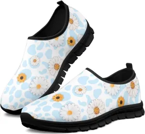 Art Sneakers for Women Slip on Loafers Comfy Non Slip Walking Sneakers for Outdoors Travel Easy to Wear