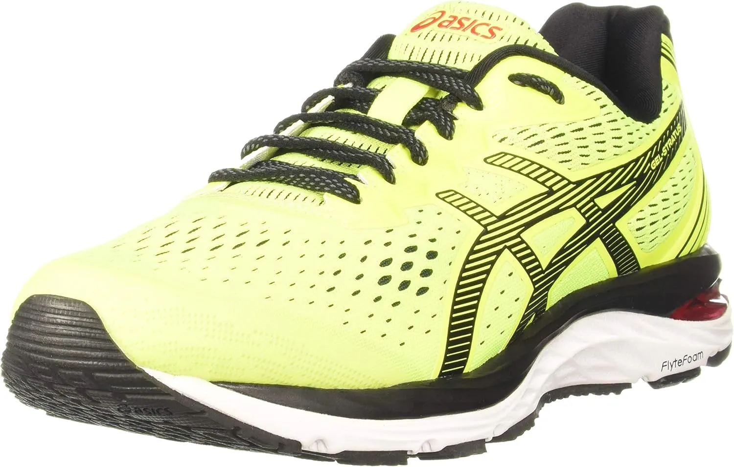 ASICS Gel-Stratus Mens Running Trainers 1011A804 Sneakers Shoes (UK 6 US 7 EU 40, Safety Yellow Black 750)