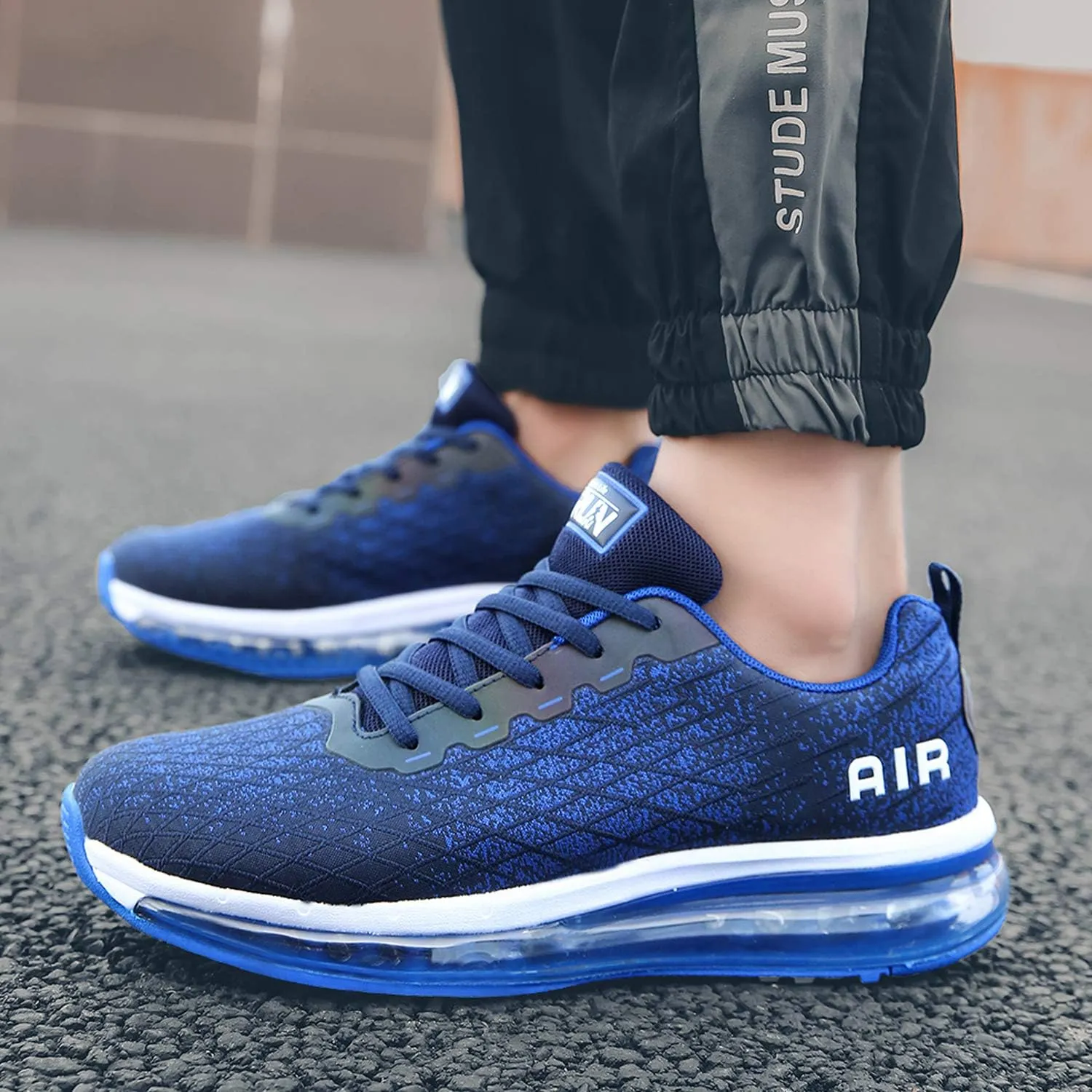 Axcone Mens Tennis Shoes Athletic Running Gym Jogging Air Cushion Workout Sneakers US7-US13