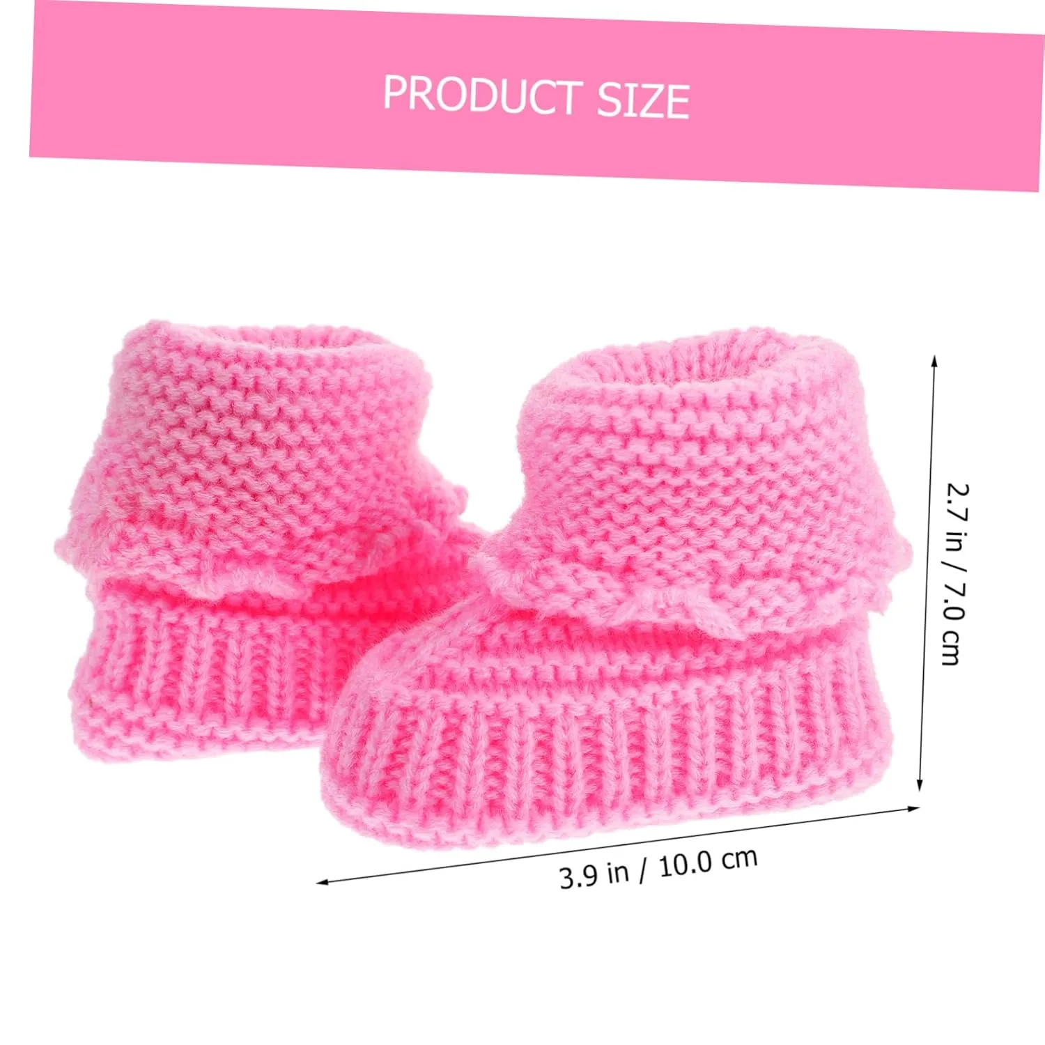 Baby Booties 1 Pair baby winter short boots crochet Thick Shoes infant products crochet shoes toddler Newborn Crochet Shoes handmade to weave woolen shoes Handmade Infant Booties