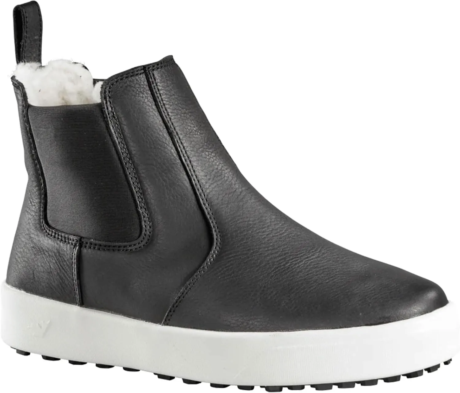 Baffin Men's STRATHCONA Winter Boots | Warm Waterproof Insulated Slip-On Leather Boots with Wool Lining & Slip-Resistant Sole