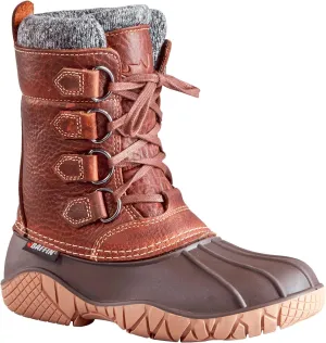 Baffin Women's YELLOWKNIFE CUFF Waterproof Insulated Mid-Height Snow Boots, Full-Grain Leather Upper, Flexible Rubber Base