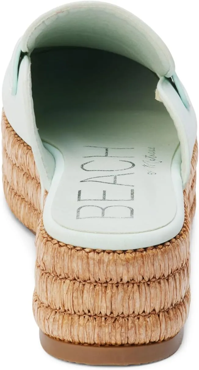 BEACH by Matisse Womens Wren Platform Mules Casual - Brown
