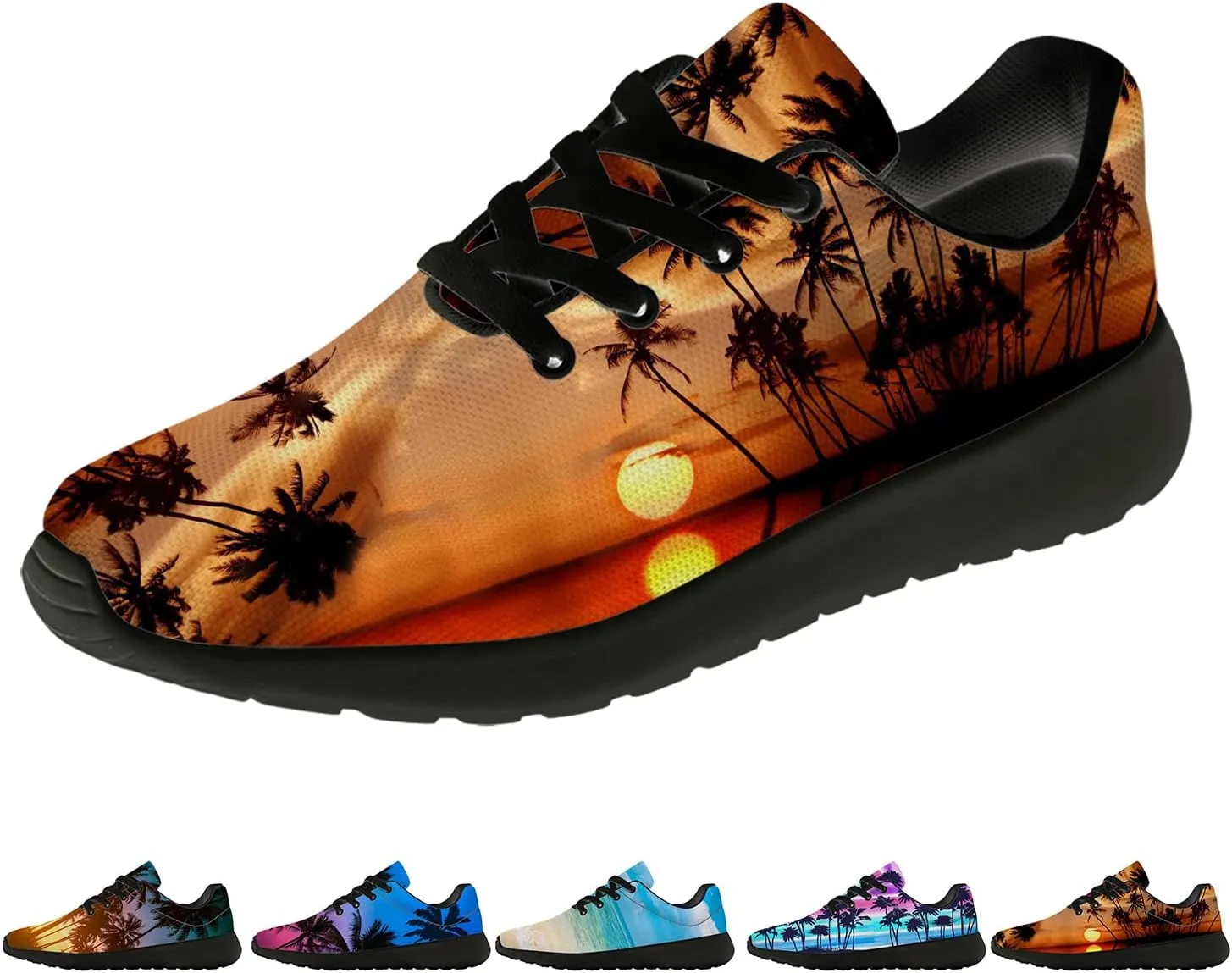 Beach Shoes for Women Men Running Shoes Walking Sneakers Print Tennis Shoes Gifts for Women Men