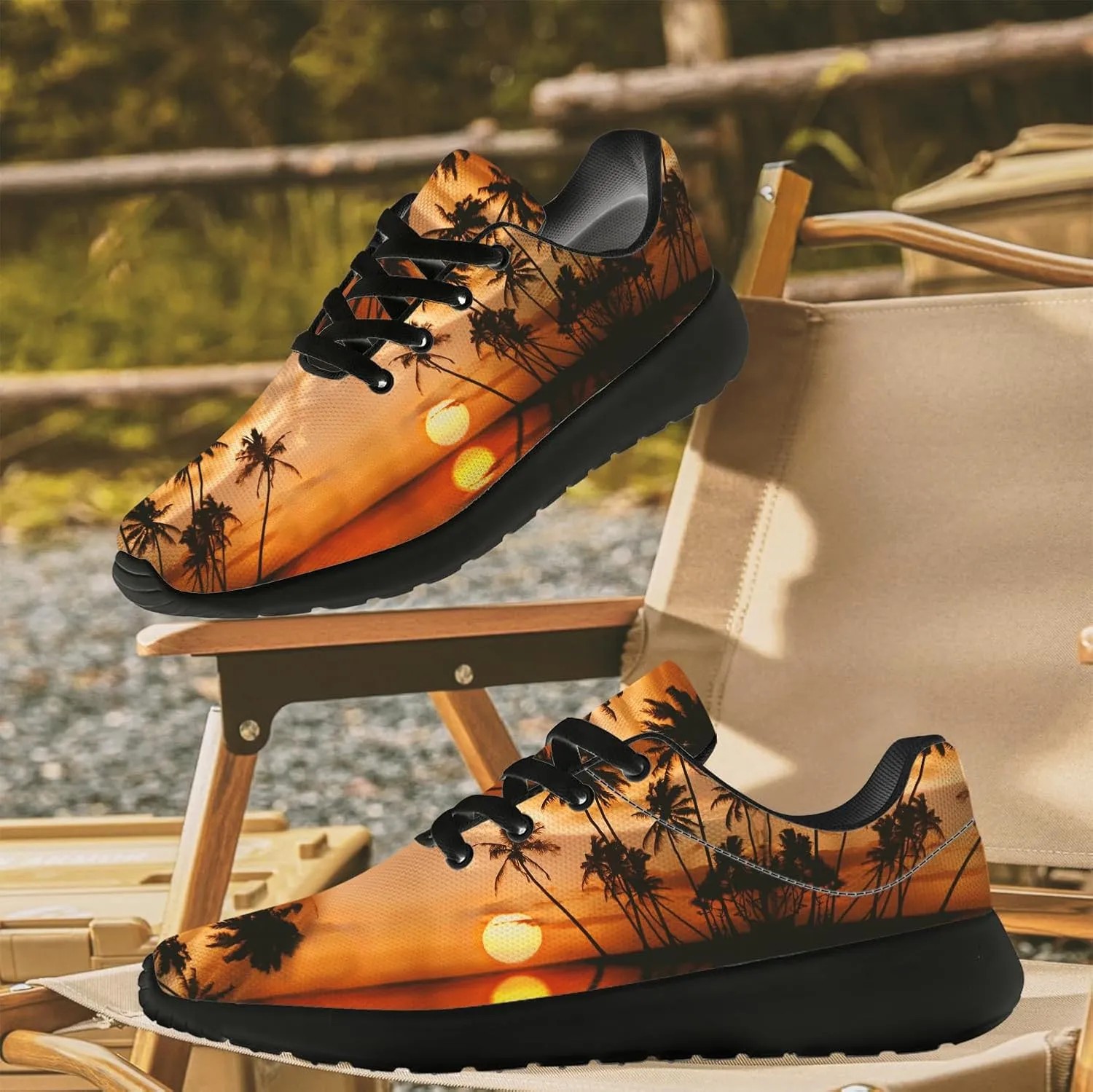 Beach Shoes for Women Men Running Shoes Walking Sneakers Print Tennis Shoes Gifts for Women Men