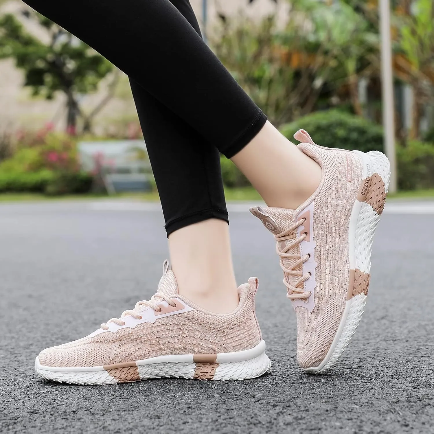 Beita Womens Running Shoes Non Slip Walking Sneakers Breathable Sports Shoes for Gym Travel Work