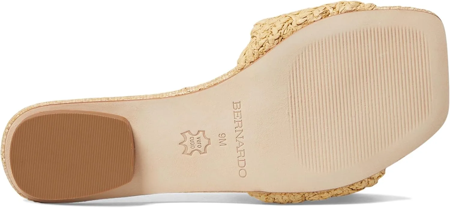 Bernardo Pixie - Flats for Women - Rubber Outsole - Round Toe Silhouette - Slide Sandals - Leather Insole