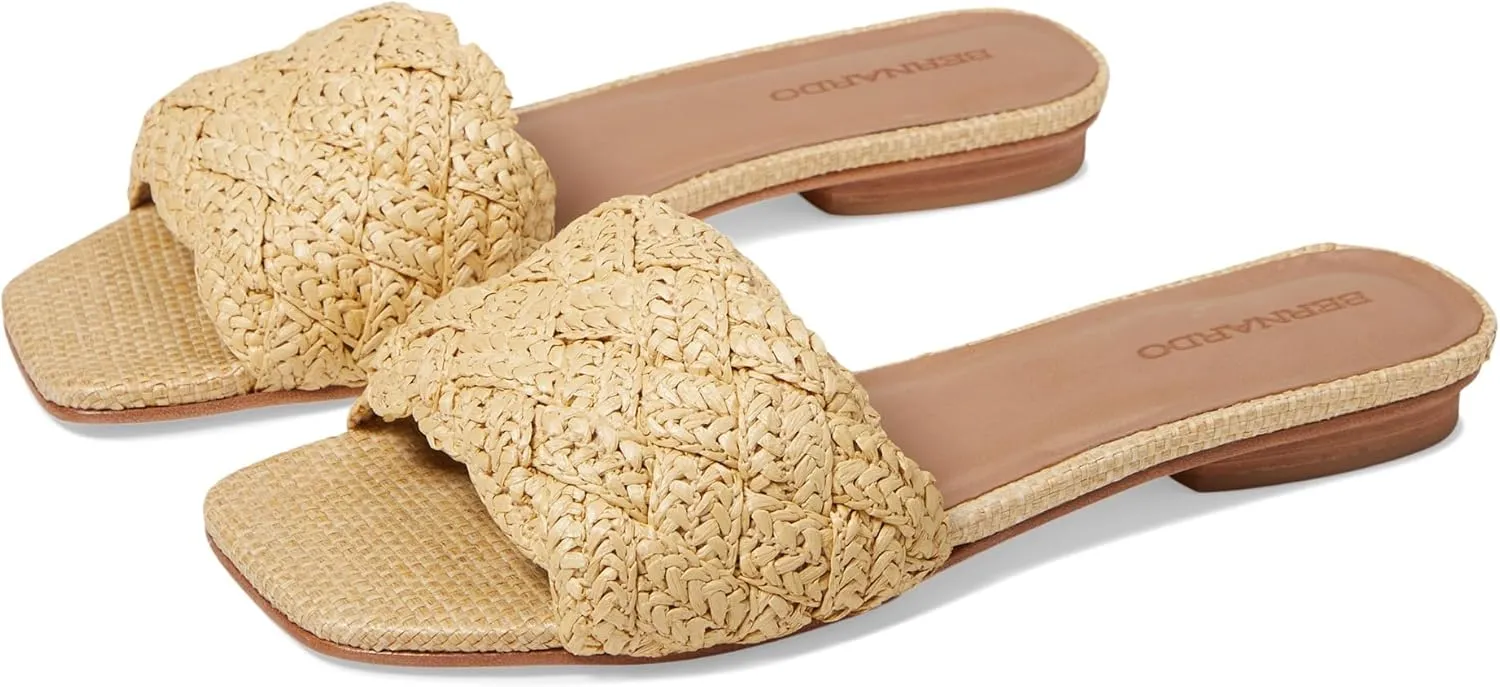 Bernardo Pixie - Flats for Women - Rubber Outsole - Round Toe Silhouette - Slide Sandals - Leather Insole