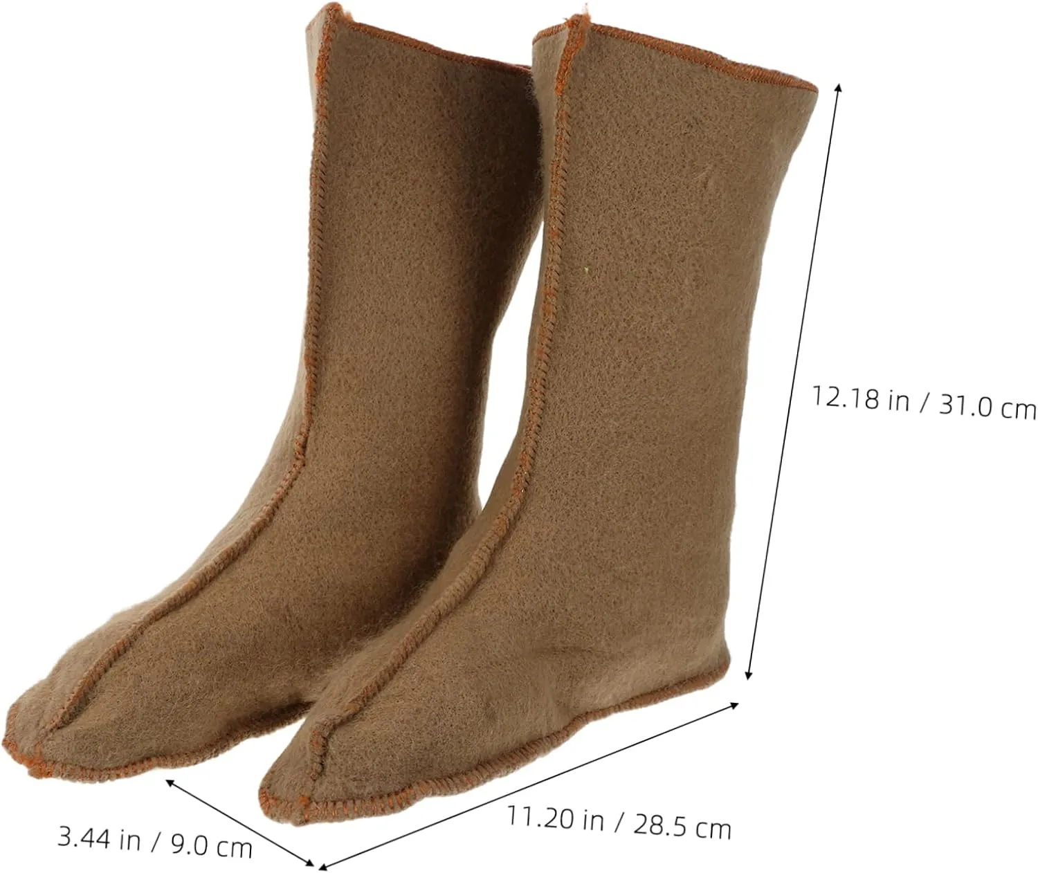 BESPORTBLE 1 Pair Insulated Snow Boots with Liner for Winter Activities Like Fishing and Hiking Durable Design for Cold and Protection