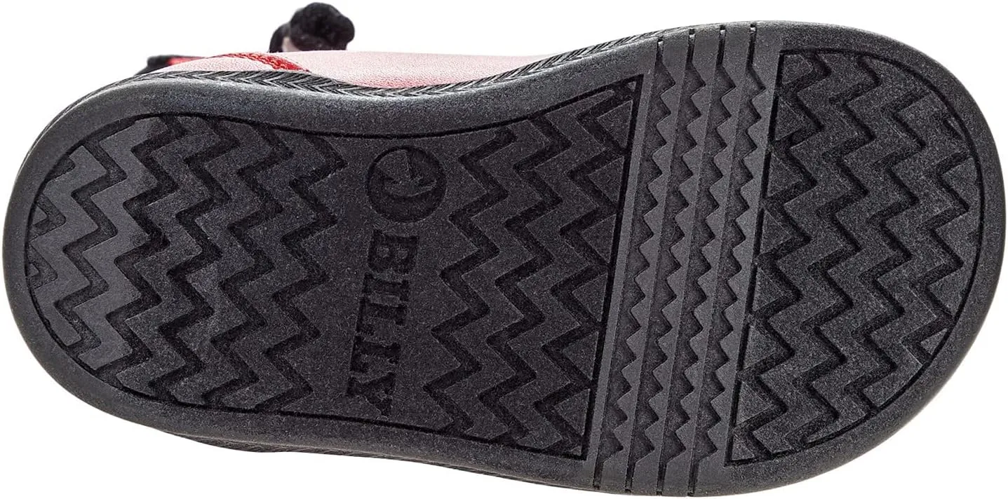 BILLY Footwear Kids Rain for Toddlers - Dual Zipper, Closed and Raised Round Toe, Water Resistant High Boots