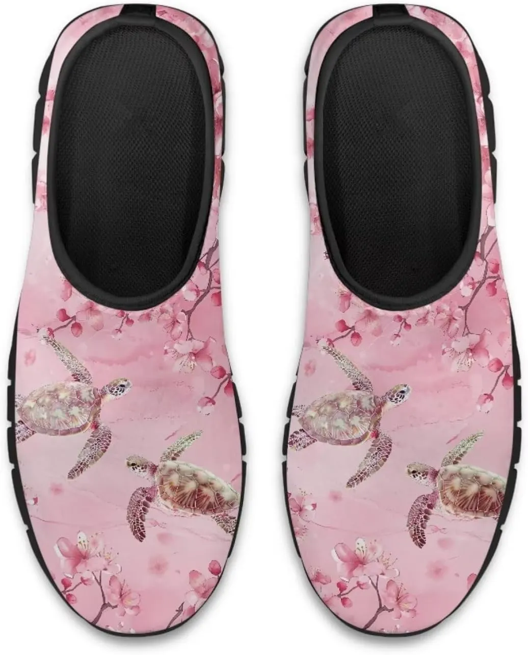 Binienty Casual Sneakers for Women Men Sea Turtle Animal Print Loafers Arch Support Low Cut Platform Loafers