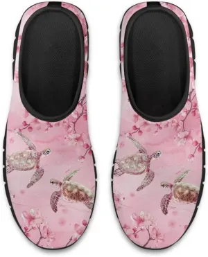 Binienty Casual Sneakers for Women Men Sea Turtle Animal Print Loafers Arch Support Low Cut Platform Loafers