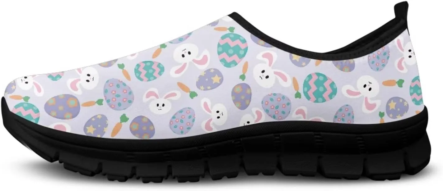 Binienty Women's Slip-Ons Holiday Shoes Casual Low Cut Loafers Comfortable Walking Travel Shoes Anti Skid
