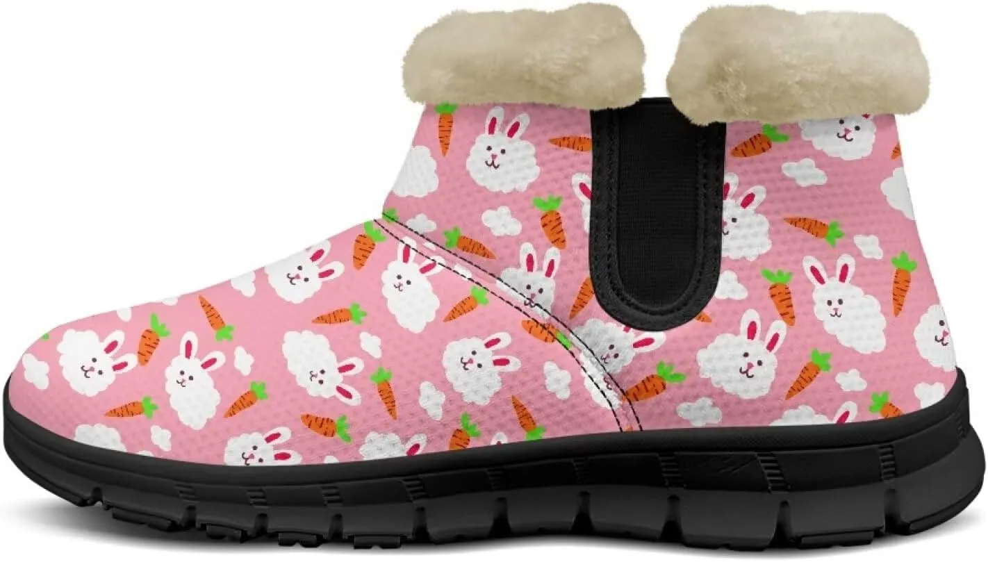 Binienty Womens Snow Boots Winte Fur Lined Cozy Warm Insulated Fuzzy Boots