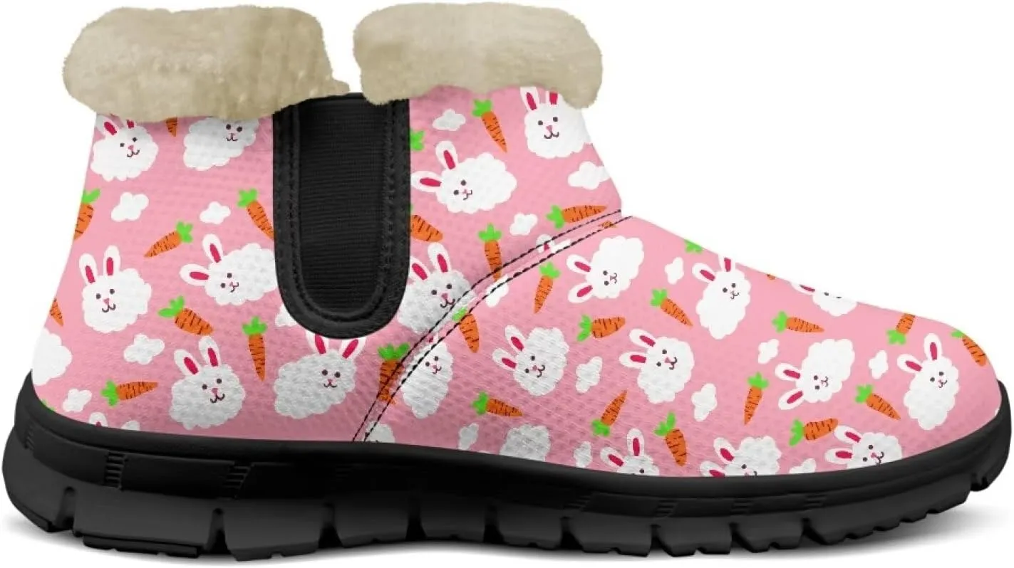 Binienty Womens Snow Boots Winte Fur Lined Cozy Warm Insulated Fuzzy Boots