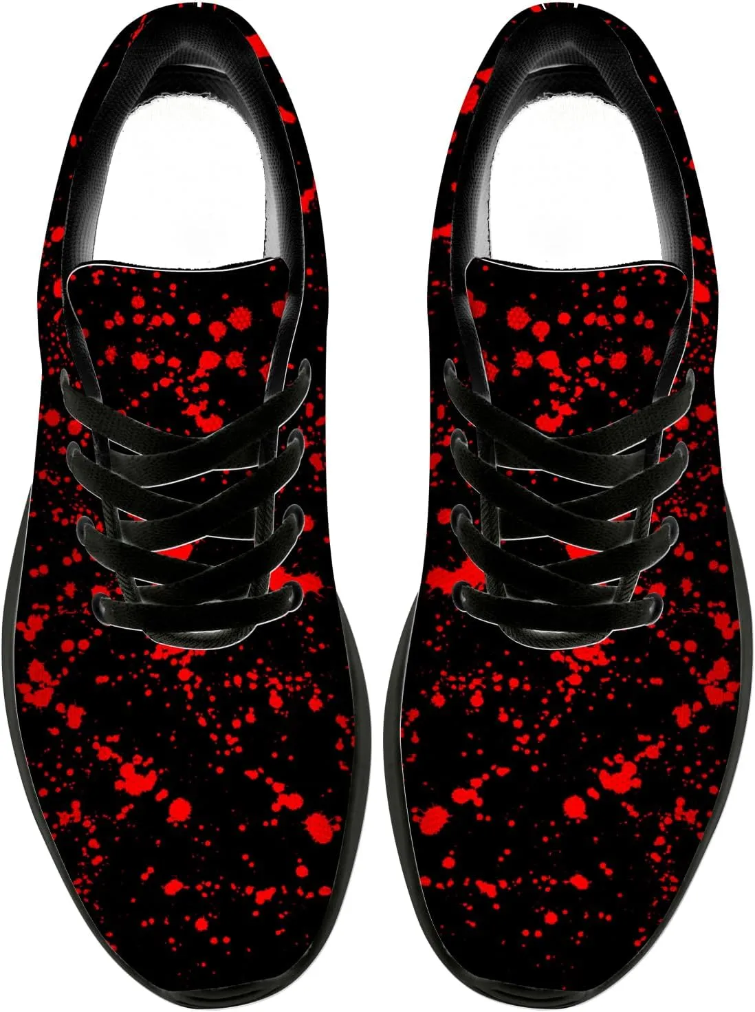 Bloody Shoes for Men Women Running Sneakers Lightweight Tennis Shoes Gifts for Adults Teens