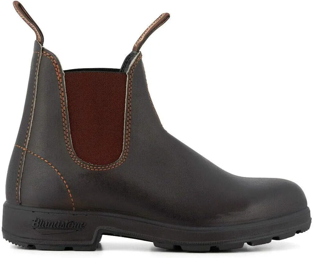 Blundstone 500 Stout Brown Chelsea Boots 9