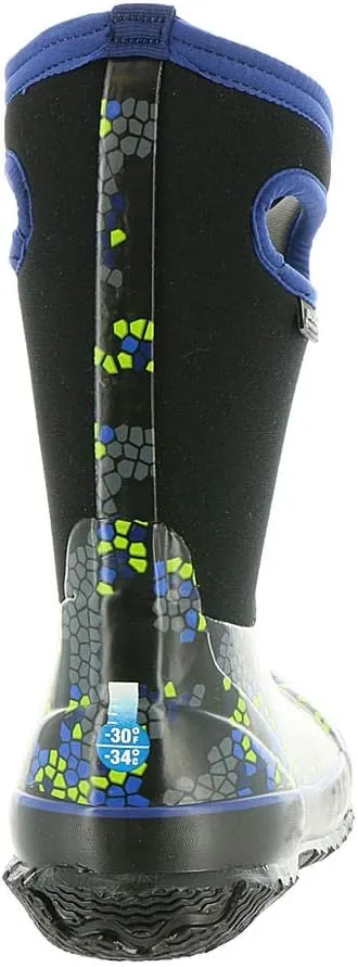 BOGS Unisex-Child Classic High Waterproof Insulated Rubber Neoprene Rain Boot Snow