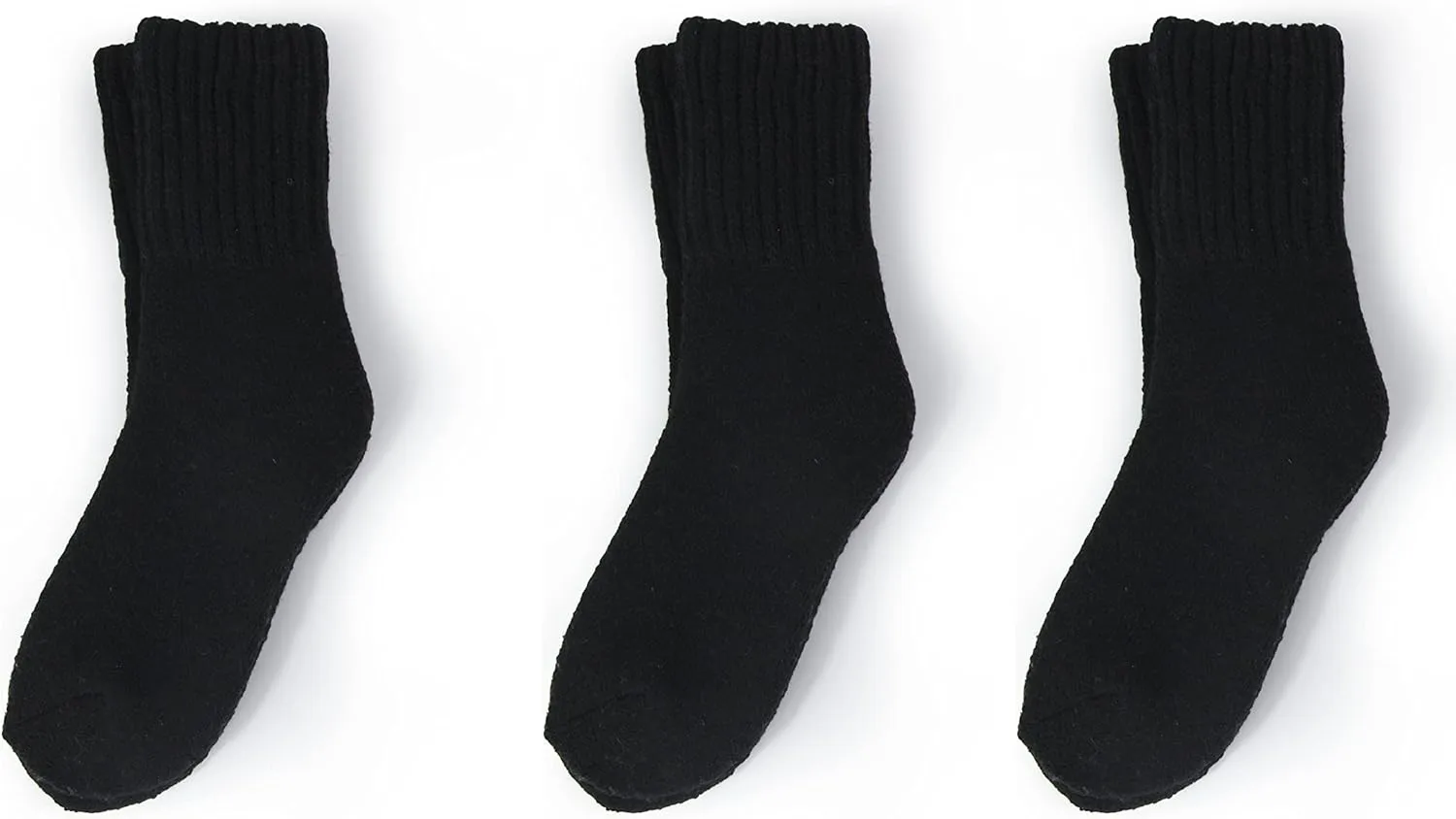 BomKinta Boot Socks for Women Winter Solid Thick Warm Socks Cozy Crew Socks Christmas Gift