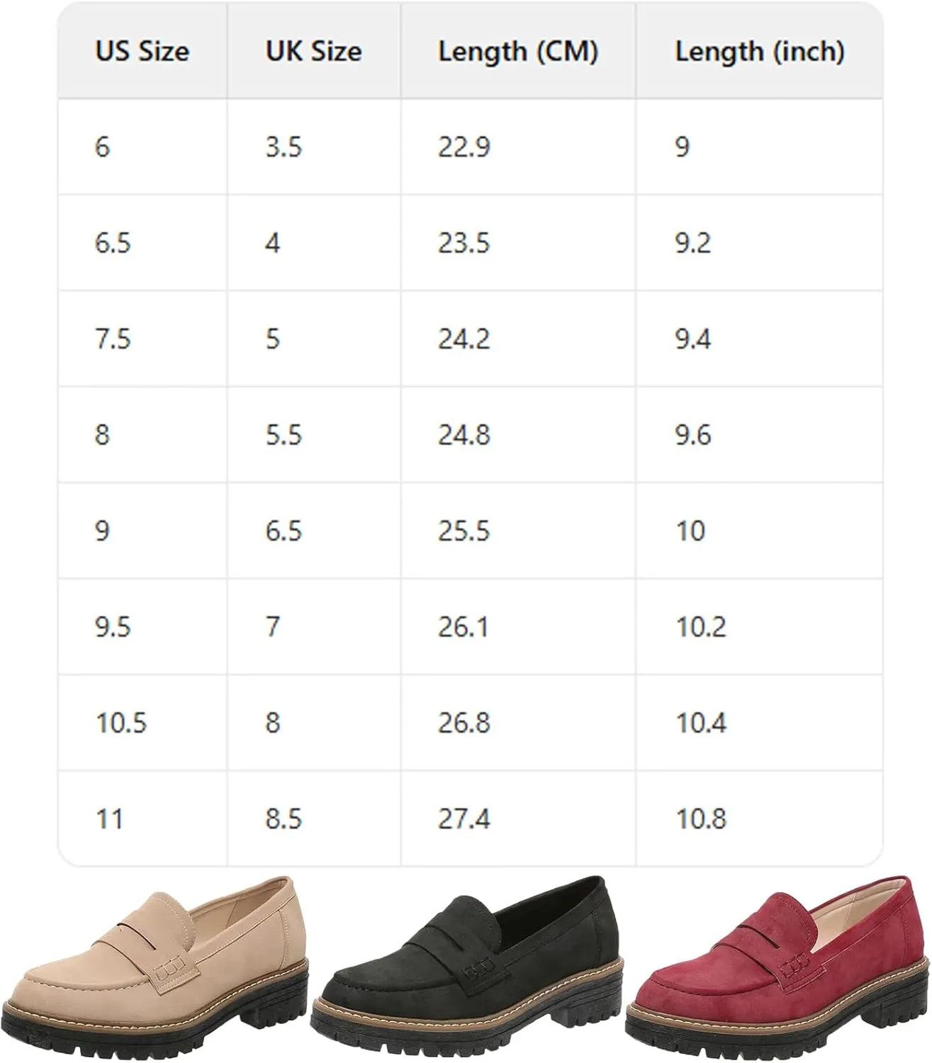 Bootara Loafers Women, Bootara Women's Plus Size Casual Retro Suede Loafers with Chunky Heel Platform, for Office