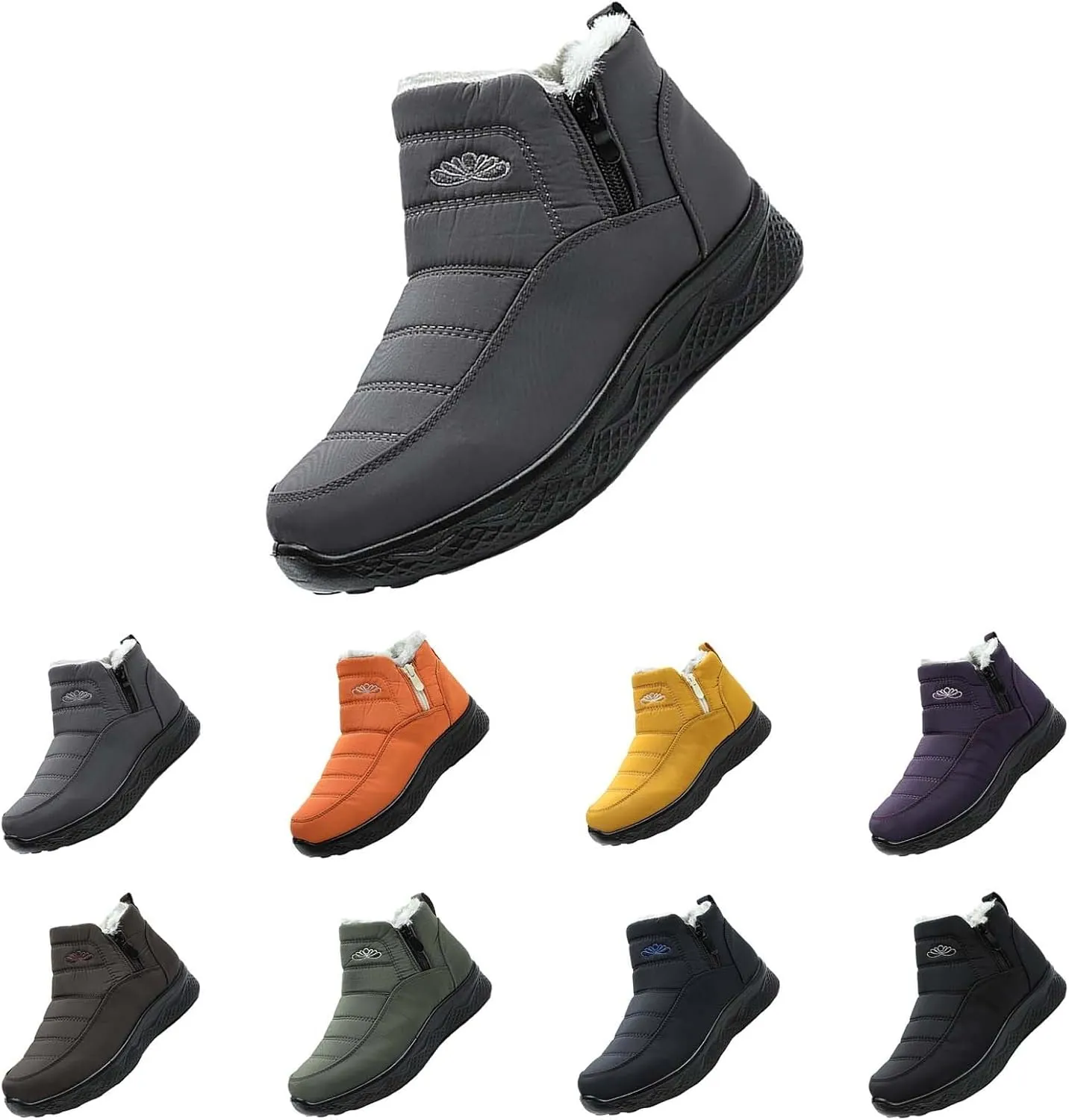 Boots Woman Boots Fashion Casual Shoes Men's Snow Boots Cotton Shoes Winter Padded Warm Women's Boots