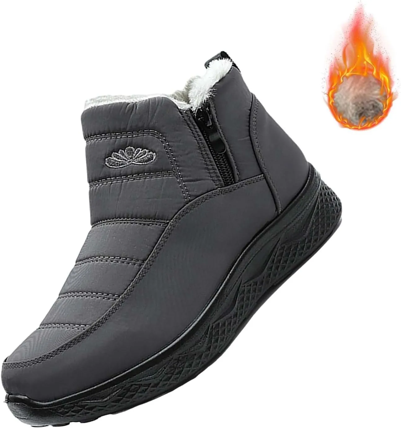Boots Woman Boots Fashion Casual Shoes Men's Snow Boots Cotton Shoes Winter Padded Warm Women's Boots