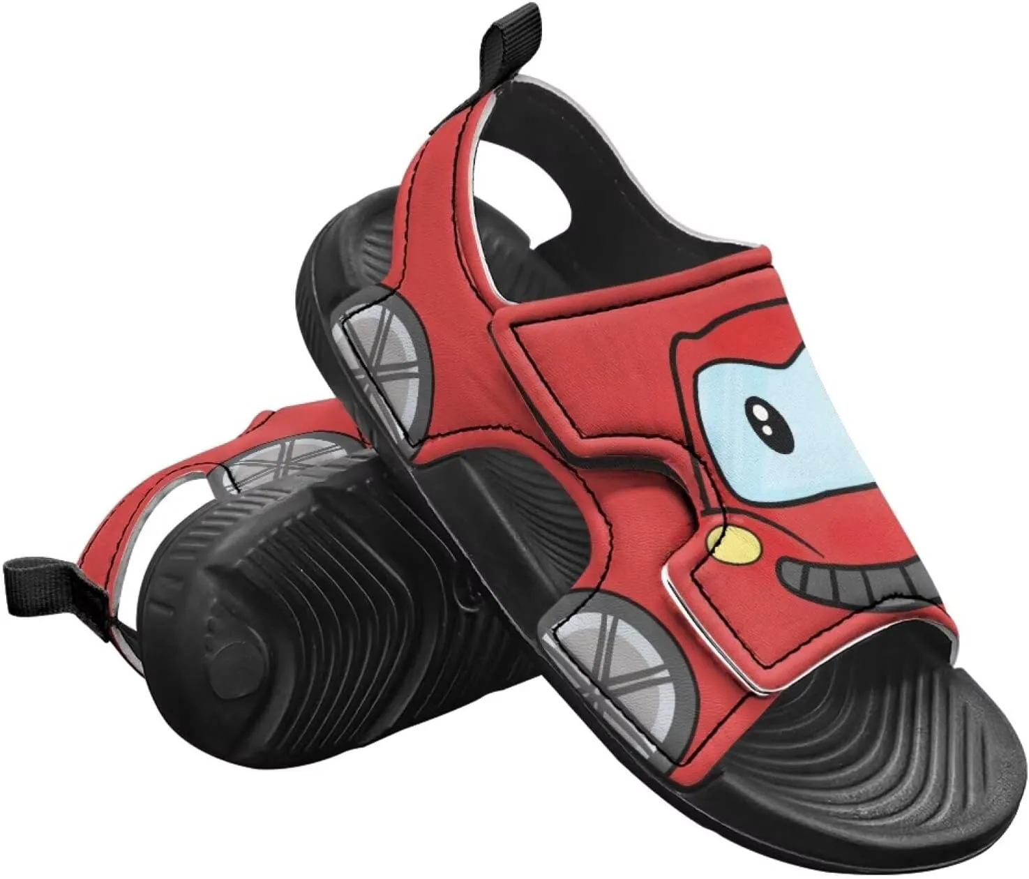 Boys Horse Galaxy Sandals Kids Open Toe Sport Athletic Sandals Adjustable Strap Summer Beach Water Shoes Lightweight