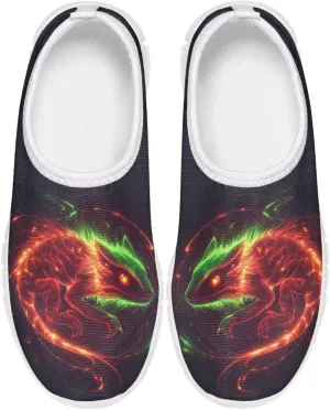 Boys Tennis Shoes Cute Slip On Sneakers for Little Kids Running Shoes
