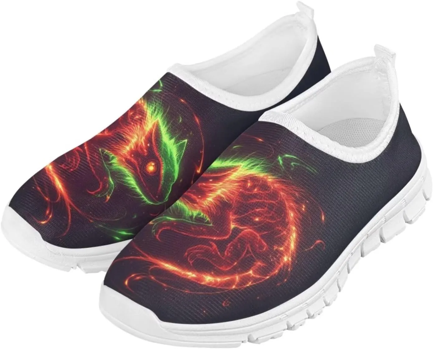 Boys Tennis Shoes Cute Slip On Sneakers for Little Kids Running Shoes
