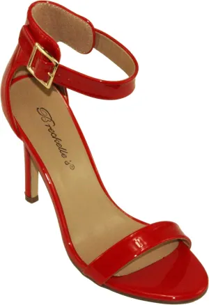 Breckelle's Women's Sydney-41 Adjustable Ankle Cuff High Heel Dress Sandals