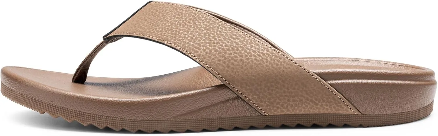 Bruno Marc Men's Flip Flops Thong Sandals Soft Cushion Supportive Footbed Summer Shoes