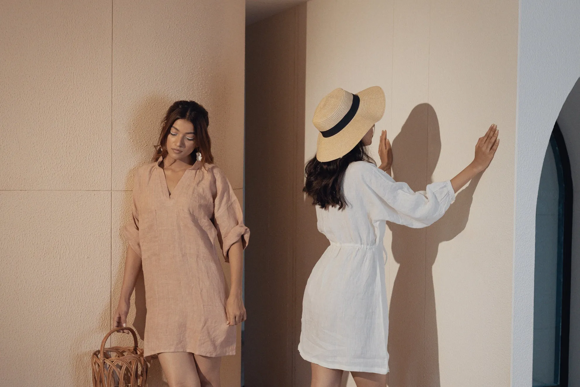 Carefree Front Pocket Mini Dress