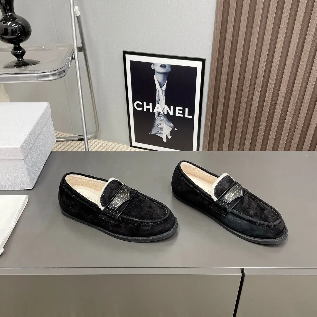 CD Loafer In Black Suede 996005