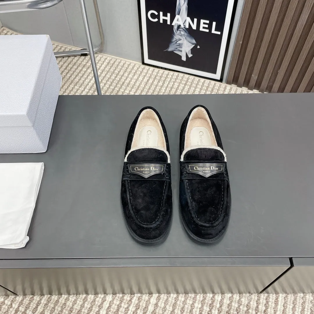 CD Loafer In Black Suede 996005