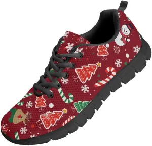 Coloranimal Road Running Sneakers for Unisex Women Men Lace-up Athletic Trainers Footwear