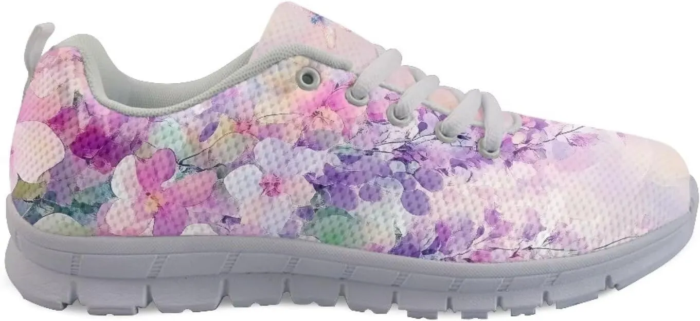 Comfortable Womens Running Shoes Fashion Sneakers Breathable Tennis Shoes