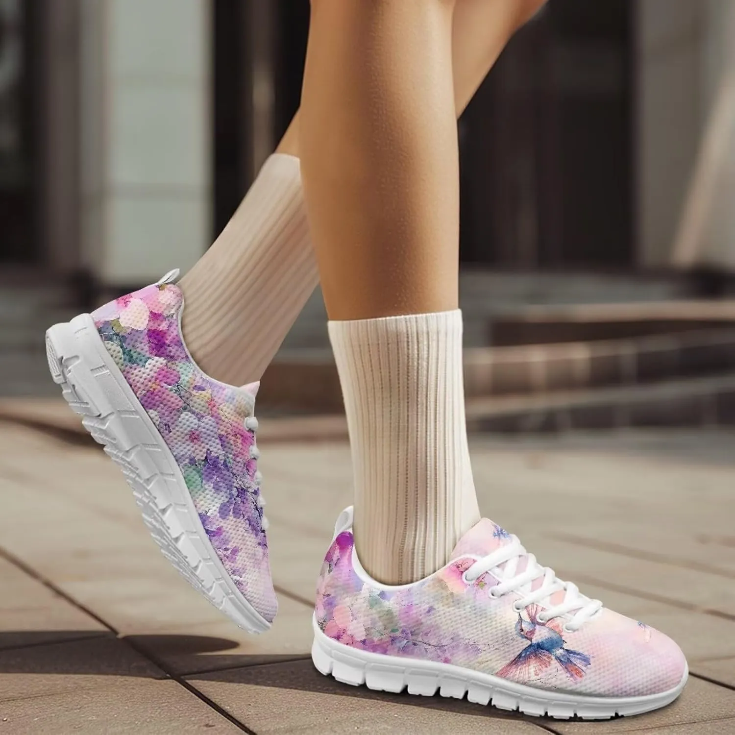 Comfortable Womens Running Shoes Fashion Sneakers Breathable Tennis Shoes