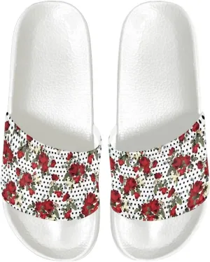 Comfy Slides for Women Supportive Walking Size 6-13.5 White
