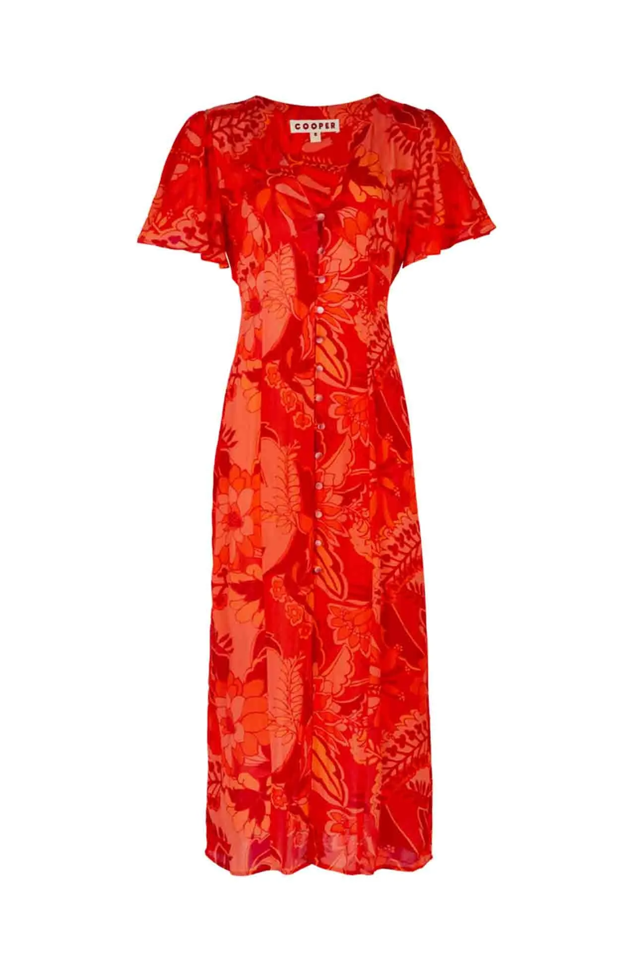 Cooper - Its A Coral Floral Seas The Day Dress