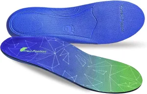 Correct-Position Insoles - Advanced Multi-Function Orthotics for Plantar Fasciitis Relief - Full Length Arch Support Insoles with Moderate Pronation Control - Elegant Gift Box Edition